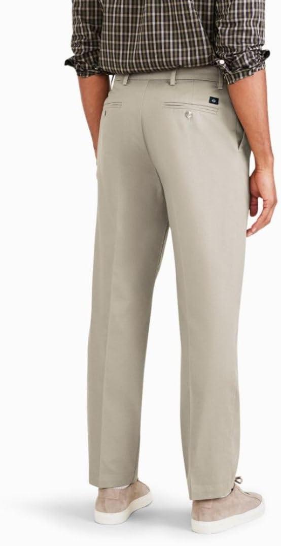 imageClassic Fit Signature Iron Free Khaki with Stain Defender Pants Pleated Regular and Big ampamp TallCloud