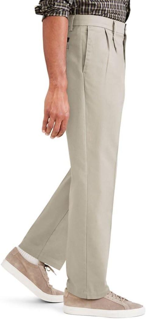 imageClassic Fit Signature Iron Free Khaki with Stain Defender Pants Pleated Regular and Big ampamp TallCloud