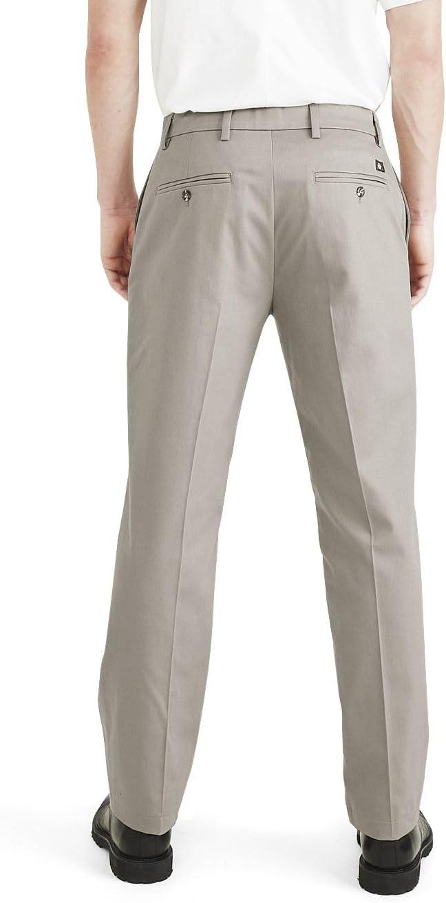 imageClassic Fit Signature Iron Free Khaki with Stain Defender Pants Regular and Big ampamp TallCloud