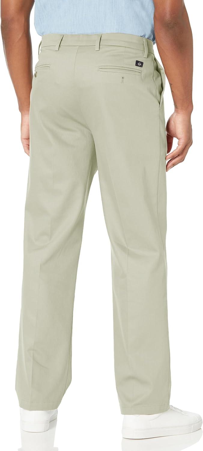 imageClassic Fit Signature Iron Free Khaki with Stain Defender Pants Regular and Big ampamp TallCloud