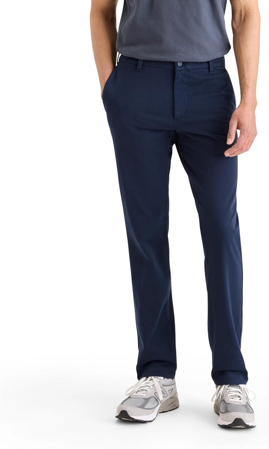 imageDOCKERS Mens Go Activeflex Chino Slim FitNavy Blazer