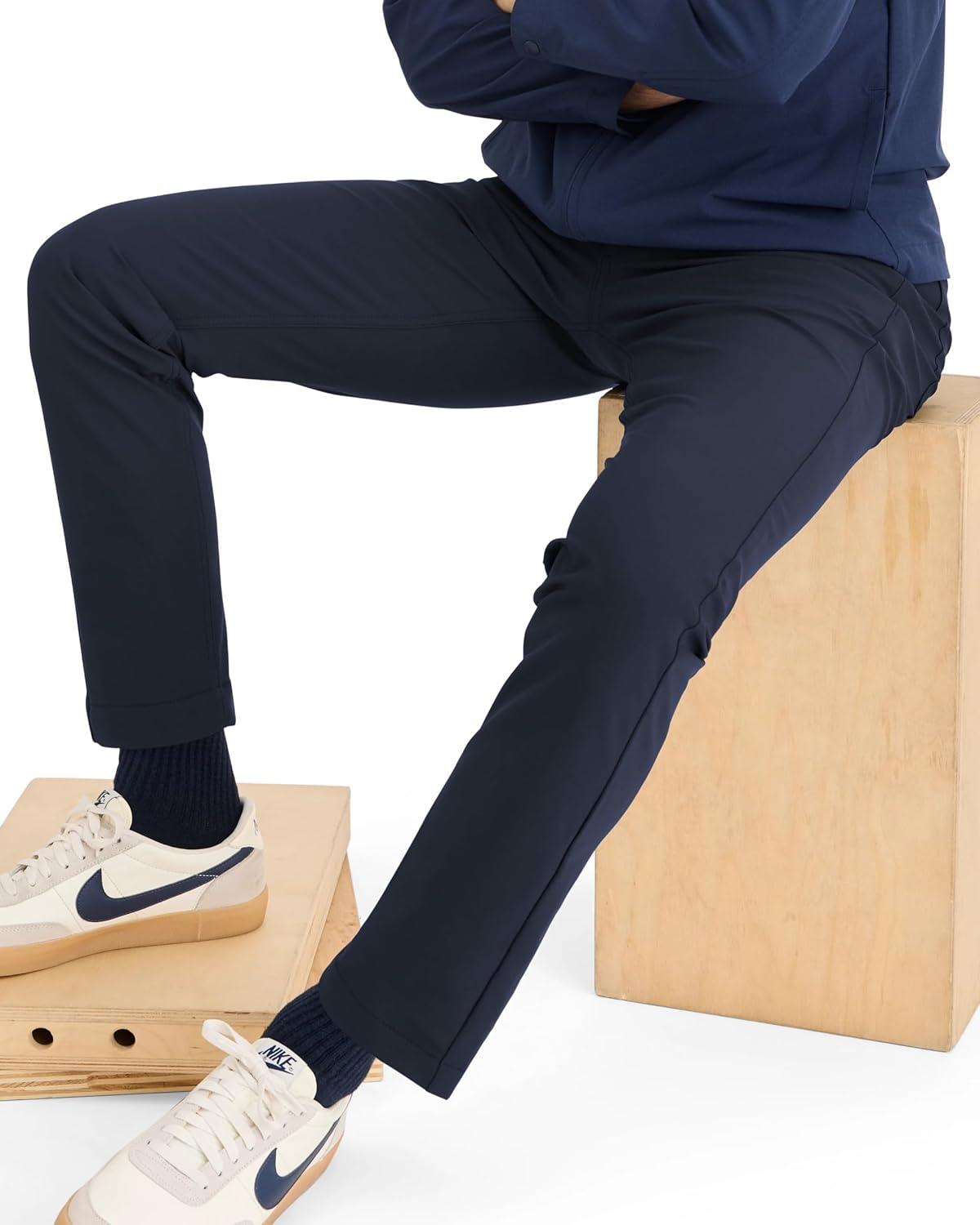 imageDOCKERS Mens Mens Go Airweave 5Pocket Slim FitNavy Blazer