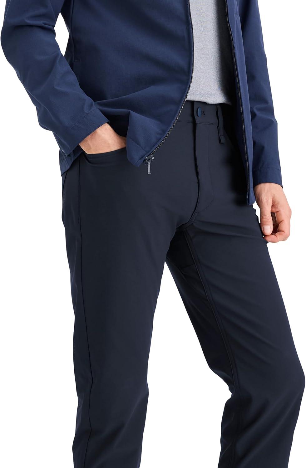 imageDOCKERS Mens Mens Go Airweave 5Pocket Slim FitNavy Blazer