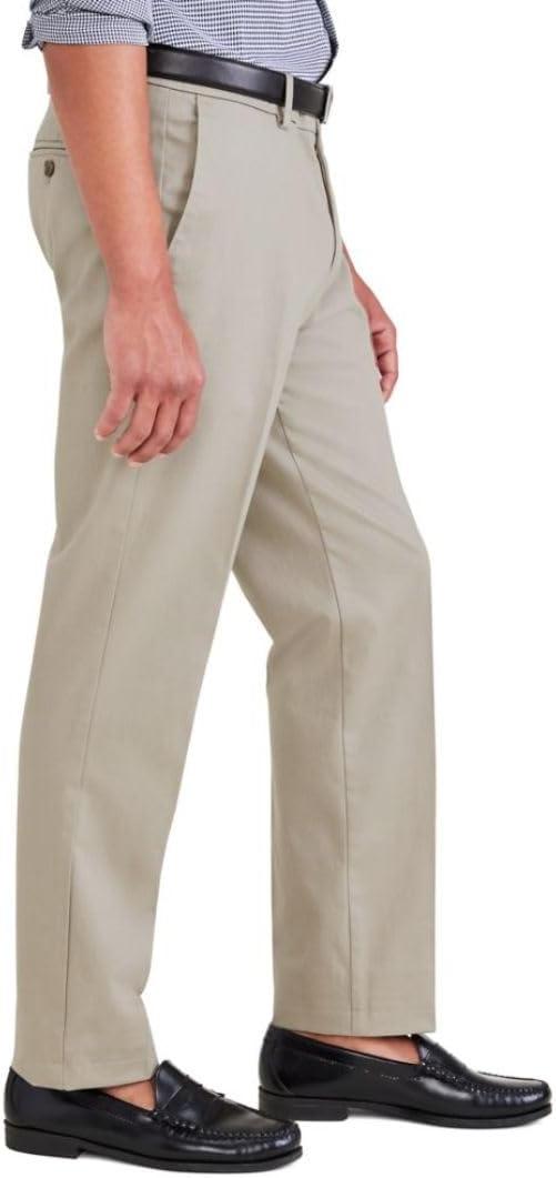 imageDOCKERS Mens Mens Signature Khaki Slim Fit Iron Free with Stain DefenderCloud