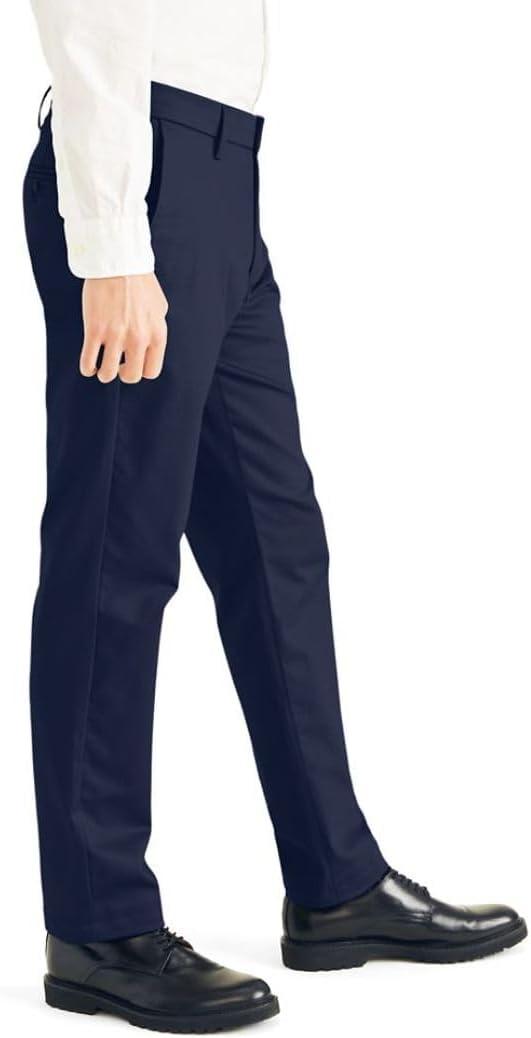 imageDOCKERS Mens Mens Signature Khaki Slim Fit Iron Free with Stain DefenderNavy Blazer