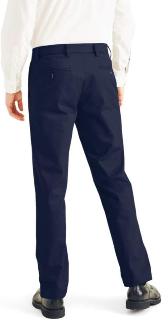 imageDOCKERS Mens Mens Signature Khaki Slim Fit Iron Free with Stain DefenderNavy Blazer