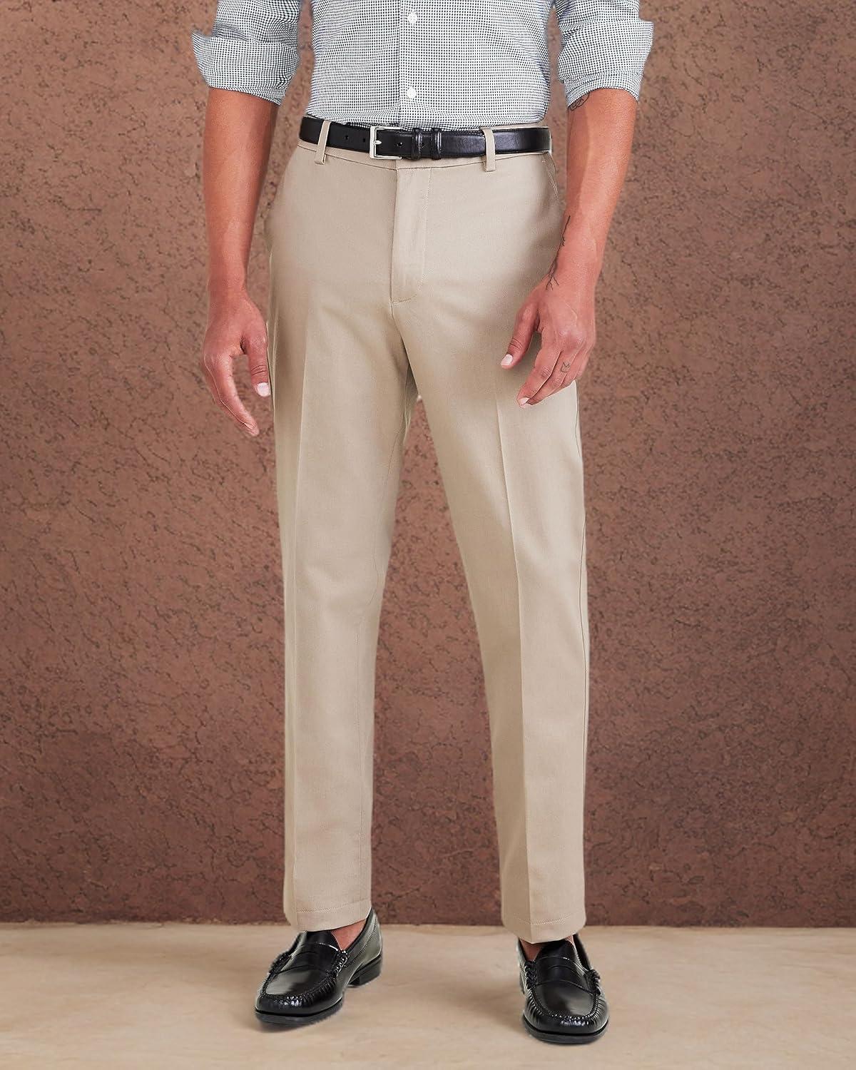 imageDOCKERS Mens Mens Signature Khaki Slim Fit Iron Free with Stain DefenderTimberwolf