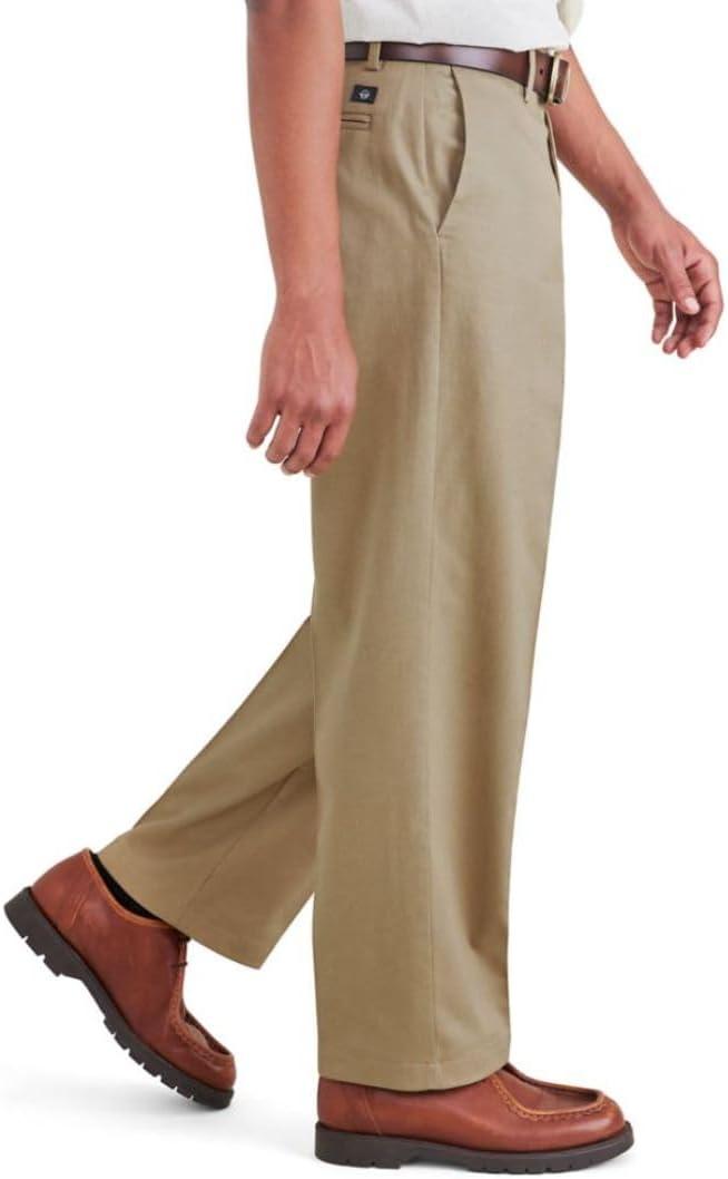 imageDOCKERS Mens Relaxed Fit Signature Iron Free Khaki With Stain Defender PantsNew British Khaki
