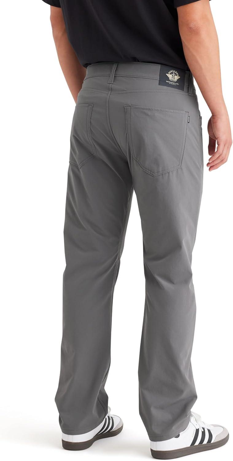 imageDOCKERS Mens Slim Fit Go Jean Cut PantsCar Park Grey