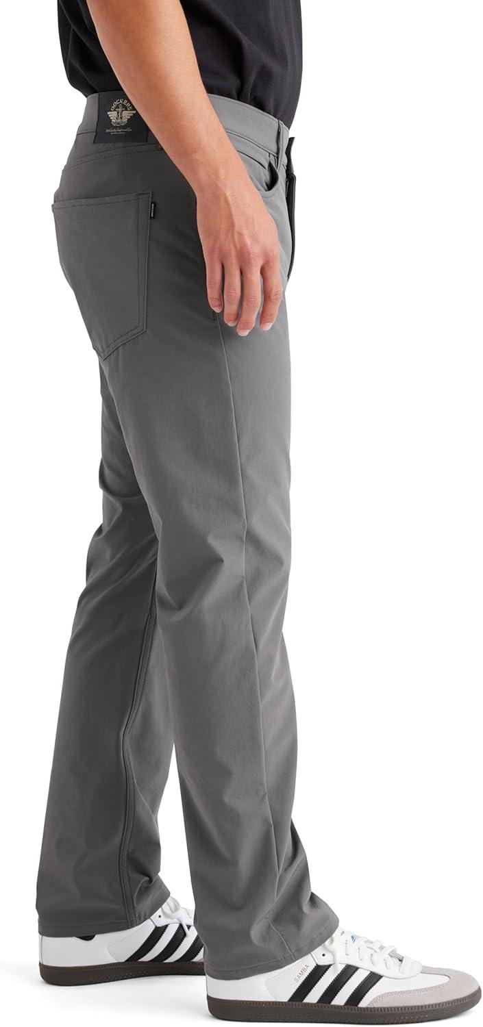 imageDOCKERS Mens Slim Fit Go Jean Cut PantsCar Park Grey