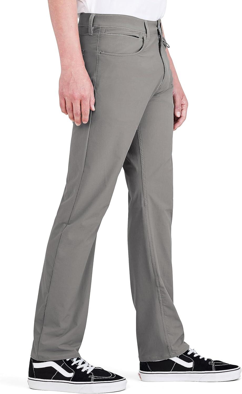 imageDOCKERS Mens Straight Fit Go Jean Cut PantsCar Park Grey