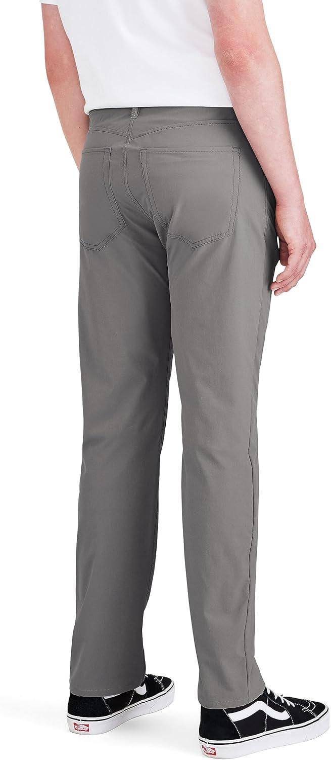 imageDOCKERS Mens Straight Fit Go Jean Cut PantsCar Park Grey