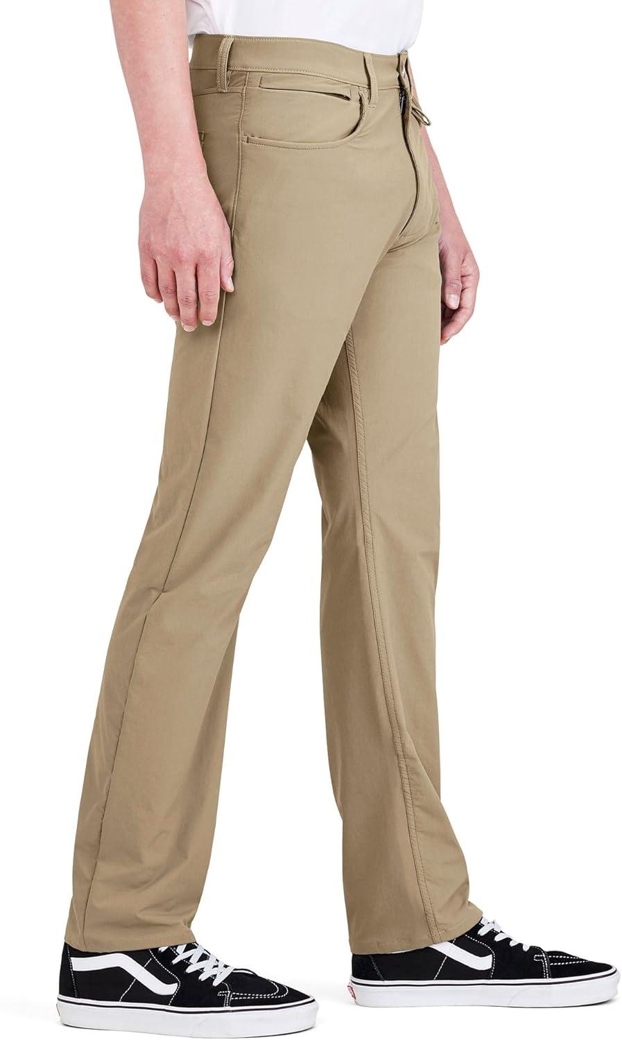 imageDOCKERS Mens Straight Fit Go Jean Cut PantsNew British Khaki