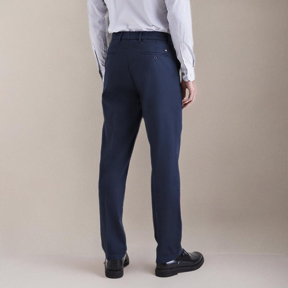 imageDOCKERS Mens Straight Fit Signature Iron Free Khaki with Stain Defender Pants Regular and Big ampamp TallNavy Blazer