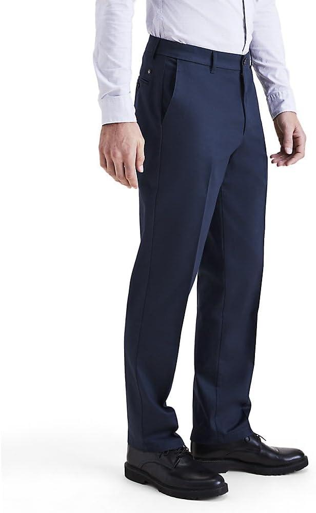 imageDOCKERS Mens Straight Fit Signature Iron Free Khaki with Stain Defender Pants Regular and Big ampamp TallNavy Blazer