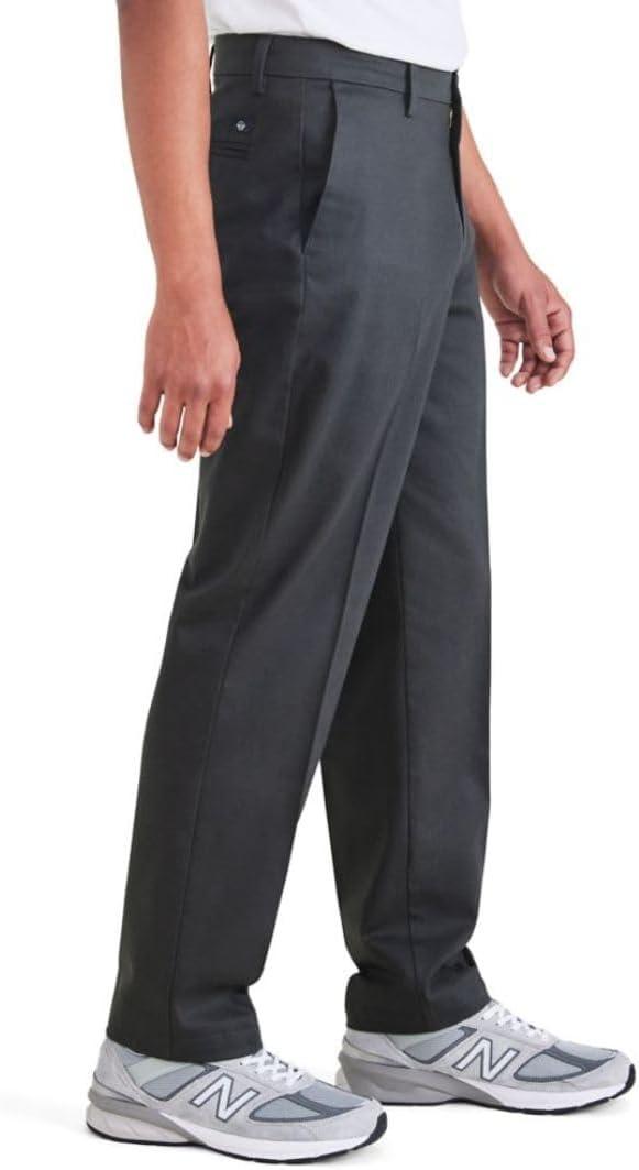 imageDOCKERS Mens Straight Fit Signature Iron Free Khaki with Stain Defender Pants Regular and Big ampamp TallSteelhead