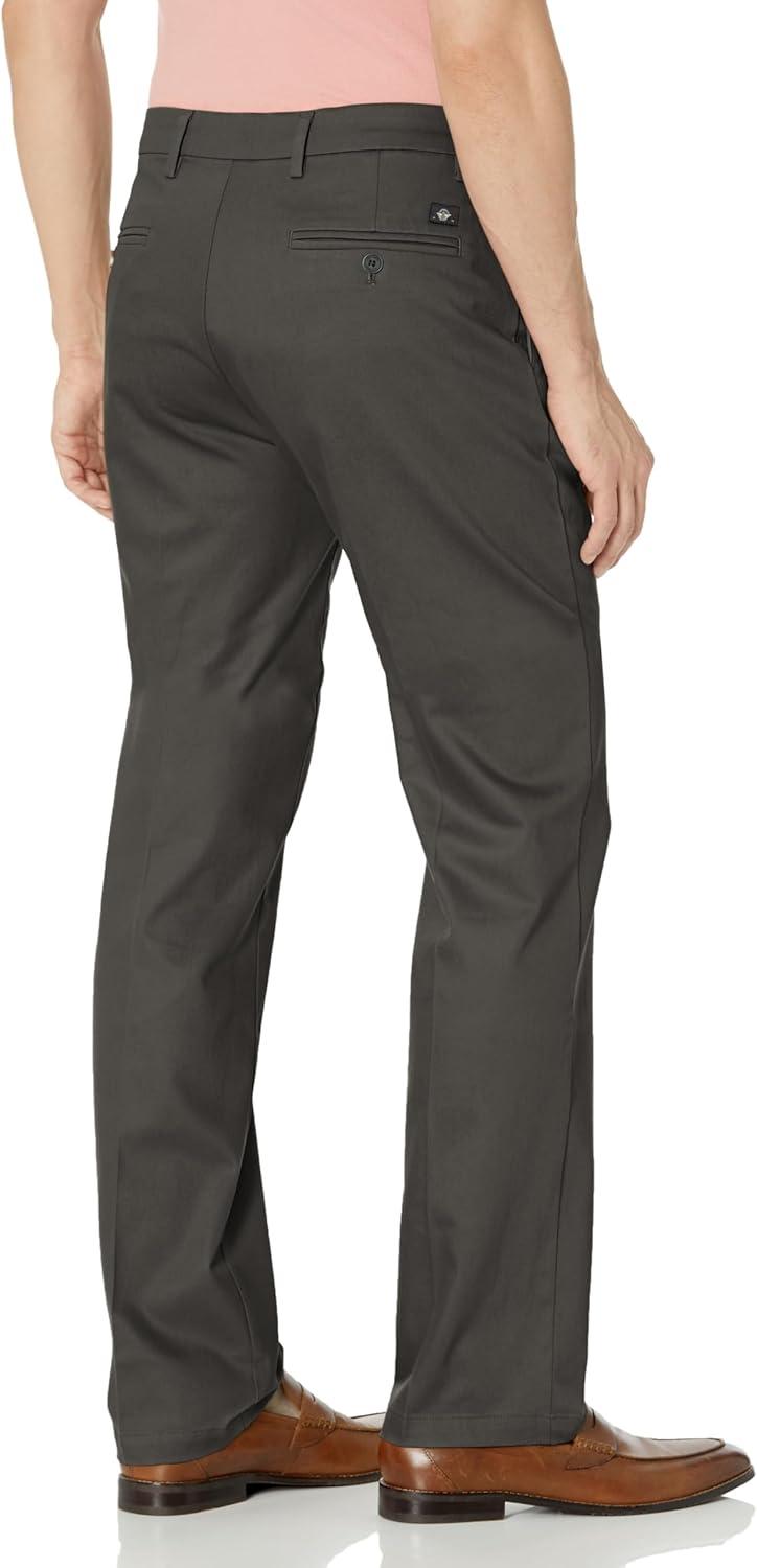 imageDOCKERS Mens Straight Fit Signature Iron Free Khaki with Stain Defender Pants Regular and Big ampamp TallSteelhead