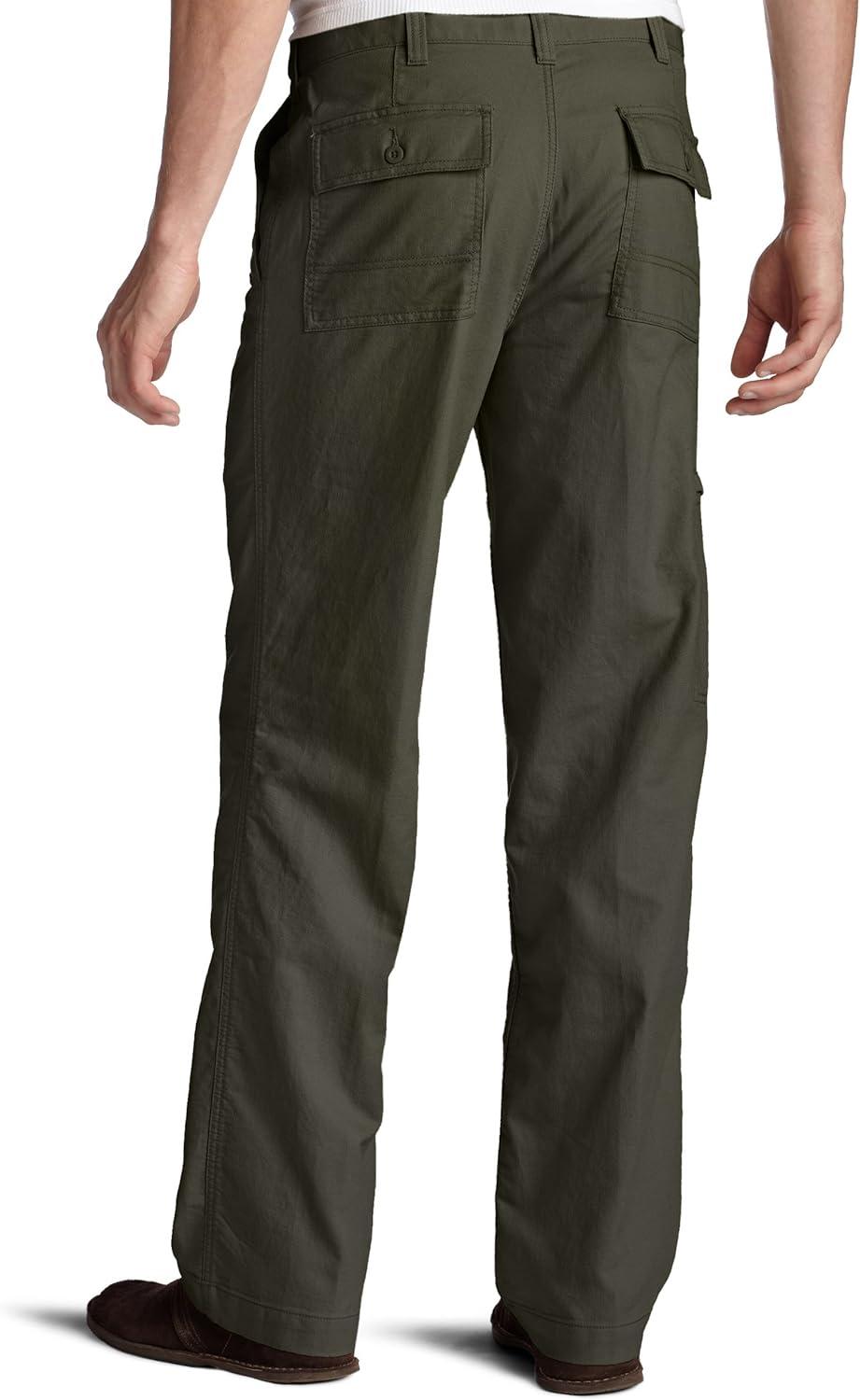 imageDockers Mens Classic Fit Comfort Cargo PantsRifle Green