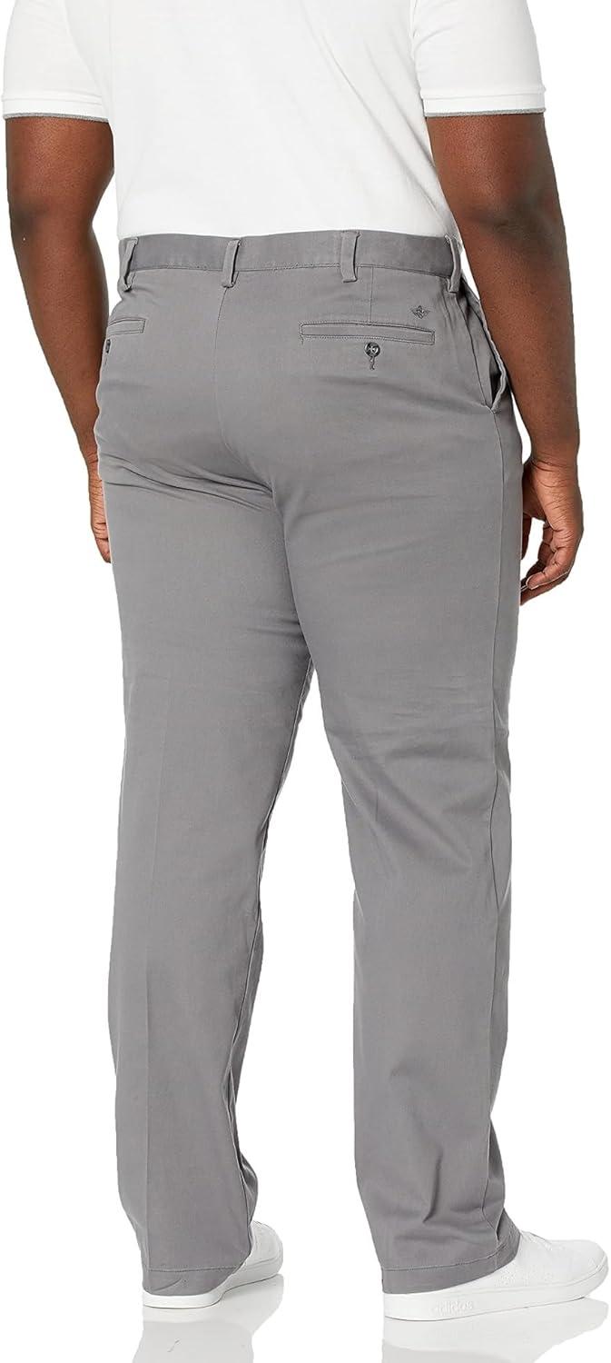 imageDockers Mens Classic Fit Easy Khaki Pants Regular and Big ampamp TallBurma Grey