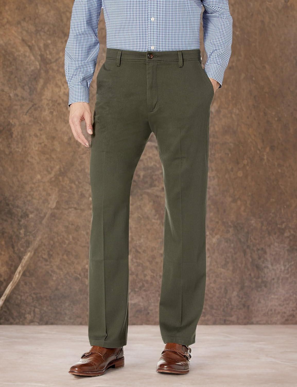 imageDockers Mens Classic Fit Easy Khaki Pants Regular and Big ampamp TallCoffee Bean