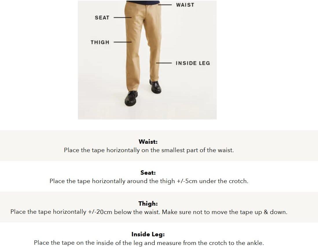 imageDockers Mens Classic Fit Easy Khaki Pants Regular and Big ampamp TallDockers Navy