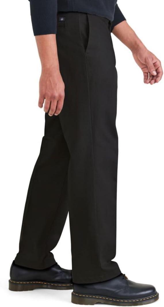 imageDockers Mens Classic Fit Signature Iron Free Khaki PantsBeautiful Black