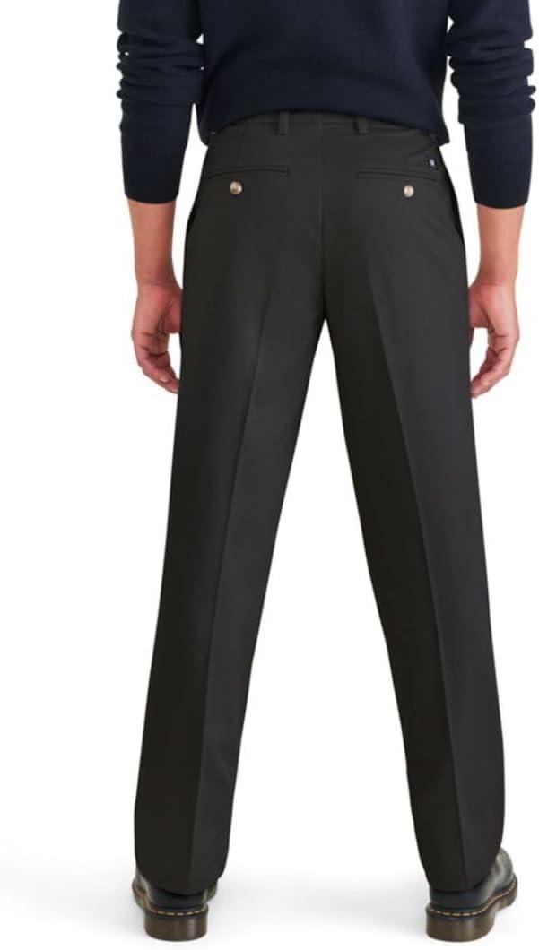 imageDockers Mens Classic Fit Signature Iron Free Khaki PantsBeautiful Black