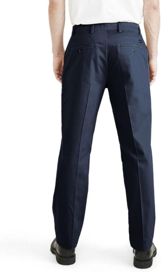imageDockers Mens Classic Fit Signature Iron Free Khaki PantsNavy Blazer