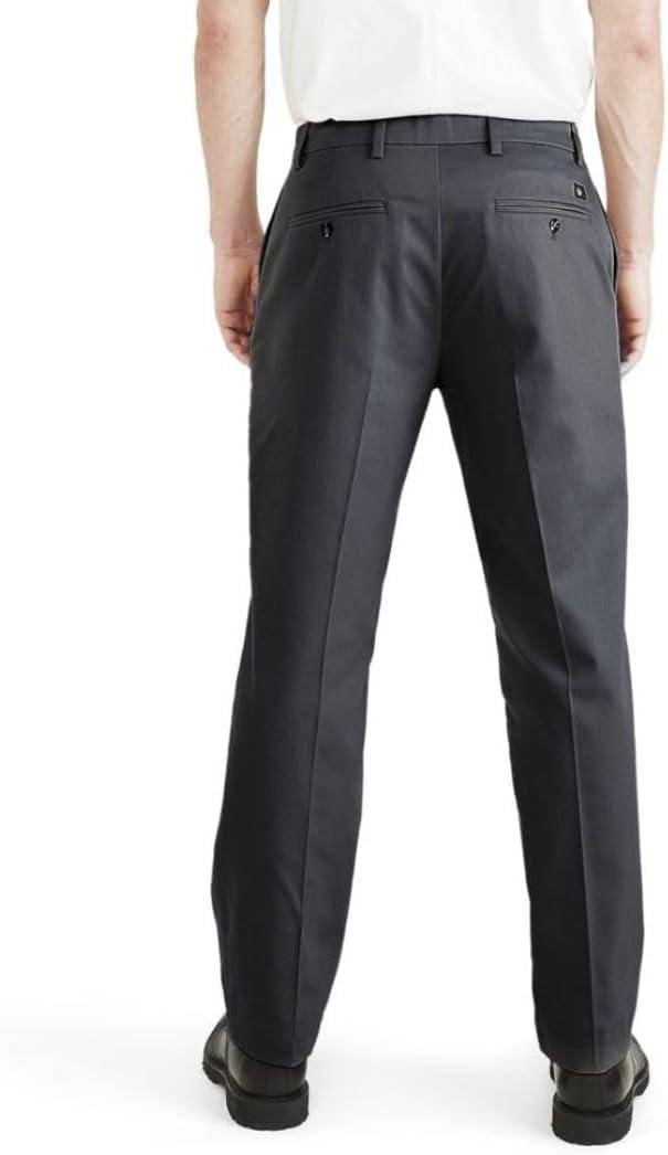 imageDockers Mens Classic Fit Signature Iron Free Khaki PantsSteelhead