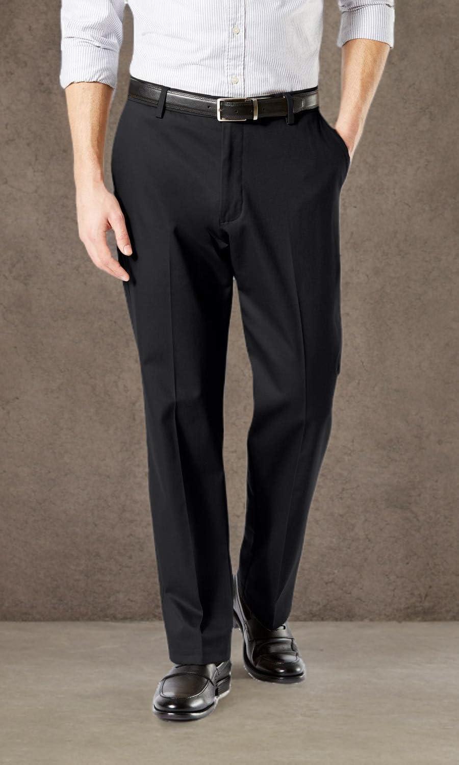 imageDockers Mens Classic Fit Signature Khaki Lux Cotton Stretch PantsBlack