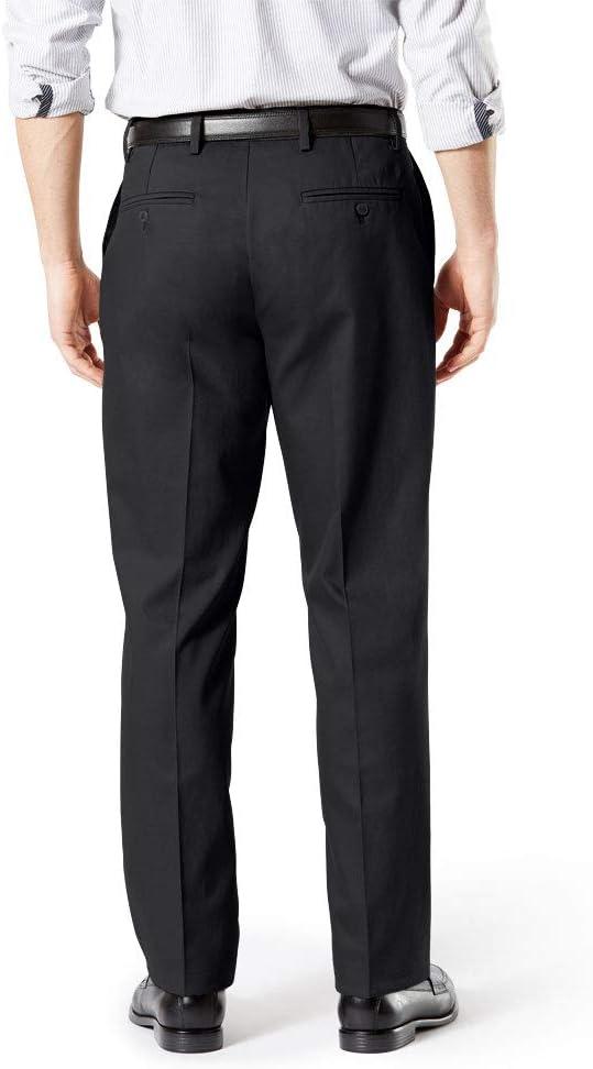 imageDockers Mens Classic Fit Signature Khaki Lux Cotton Stretch PantsBlack