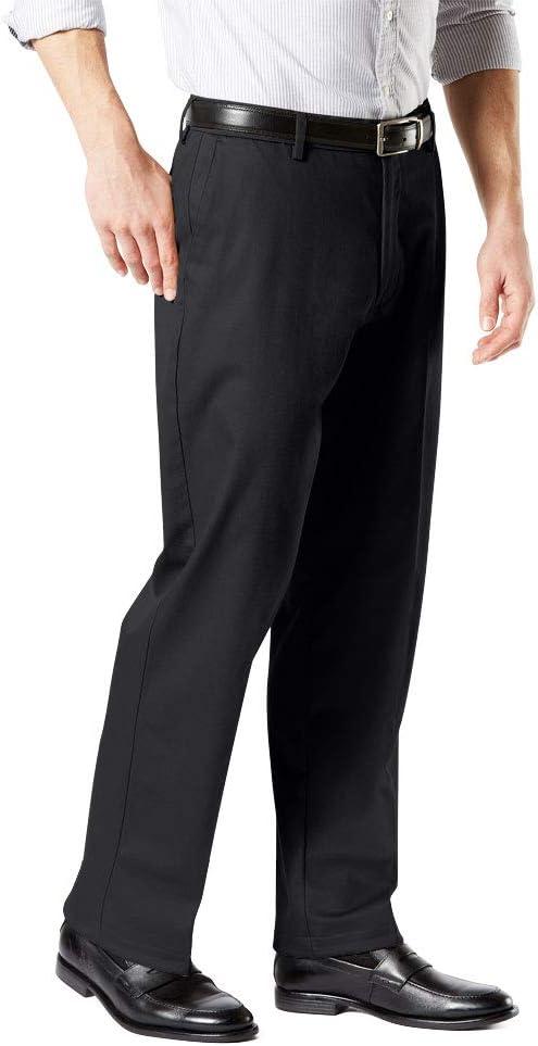 imageDockers Mens Classic Fit Signature Khaki Lux Cotton Stretch PantsBlack