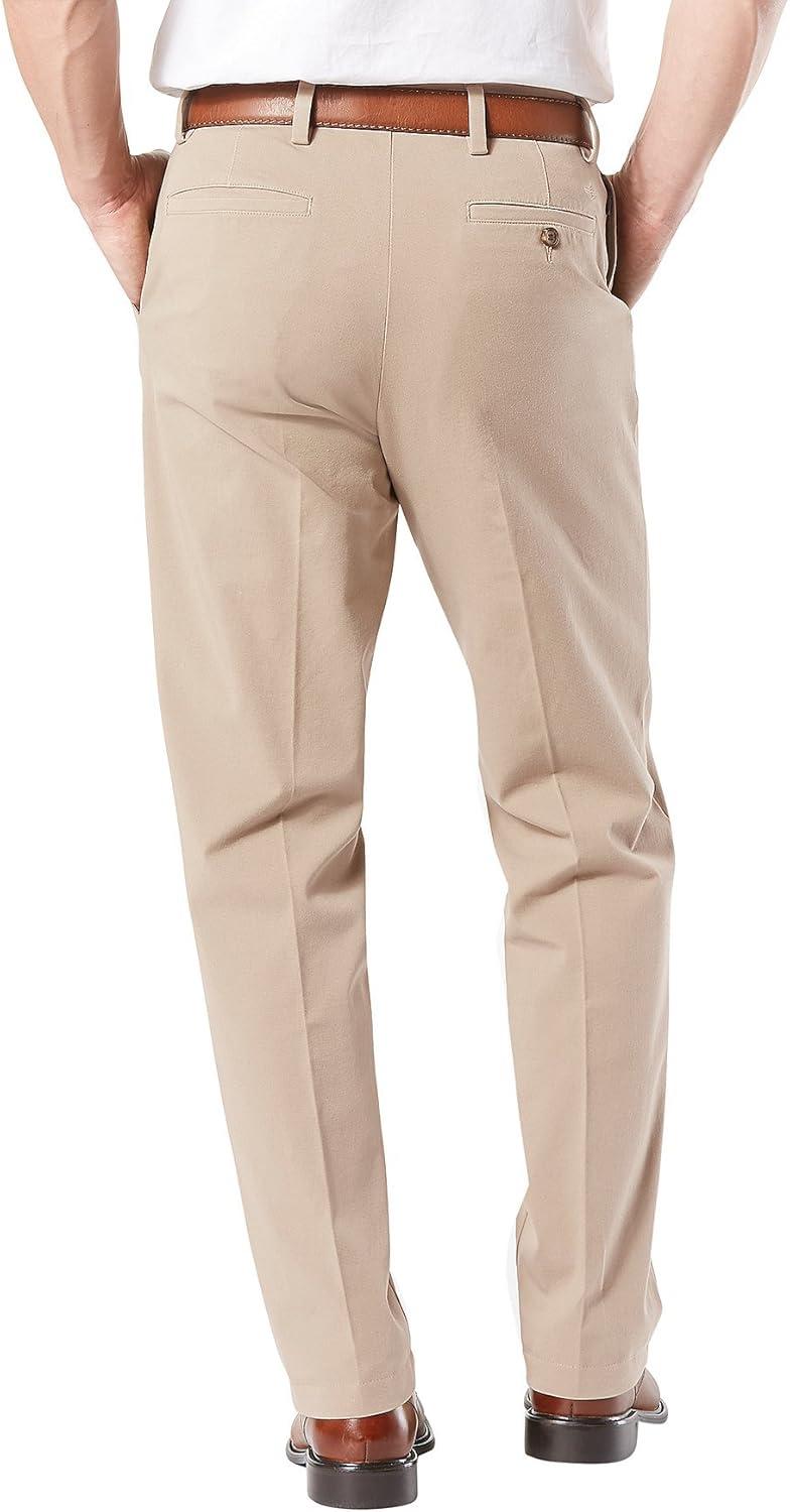 imageDockers Mens Classic Fit Workday Khaki Smart 360 FLEX Pants Standard and Big ampamp TallSafari Beige
