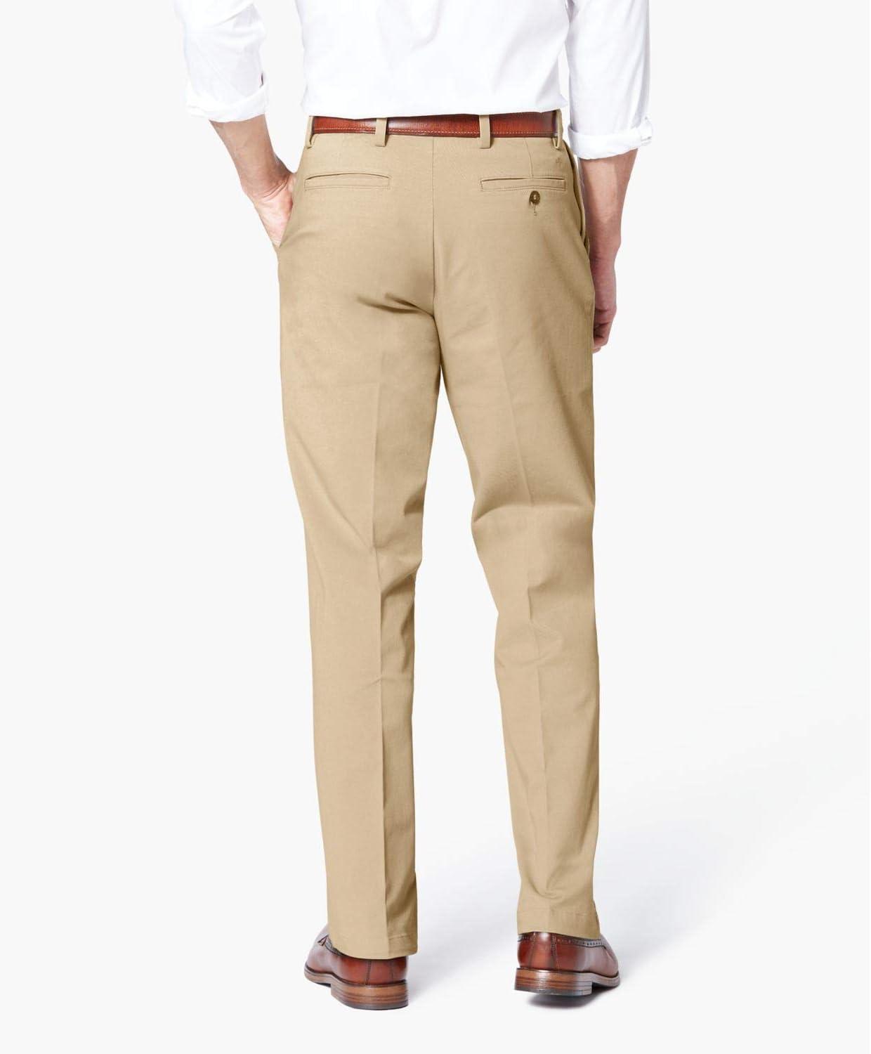 imageDockers Mens Classic Fit Workday Khaki Smart 360 FLEX Pants Standard and Big ampamp TallVintage Khaki