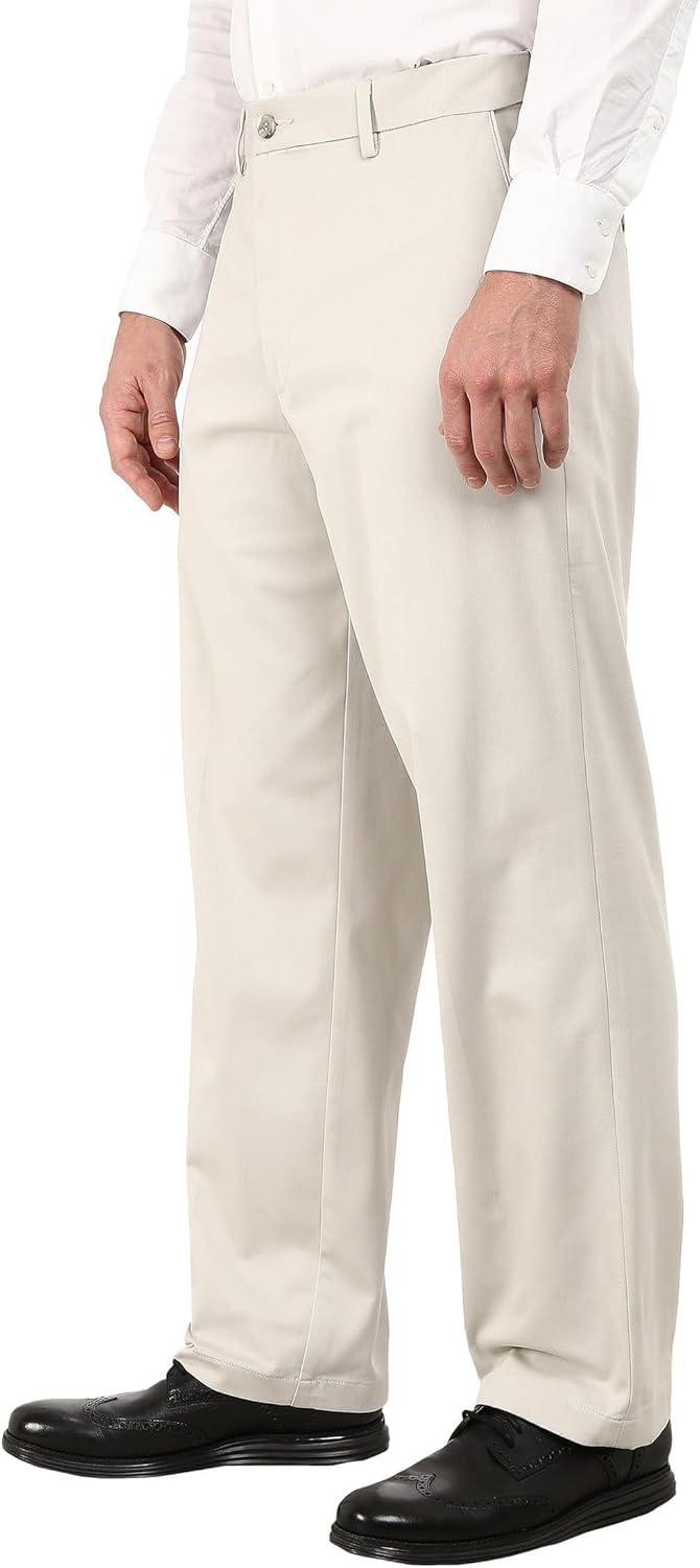 imageDockers Mens Relaxed Fit Comfort Khaki PantsPorcelain Khaki