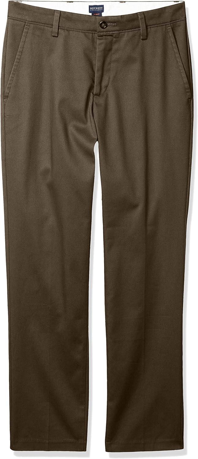 imageDockers Mens Slim Fit Easy Khaki PantsDark Pebble