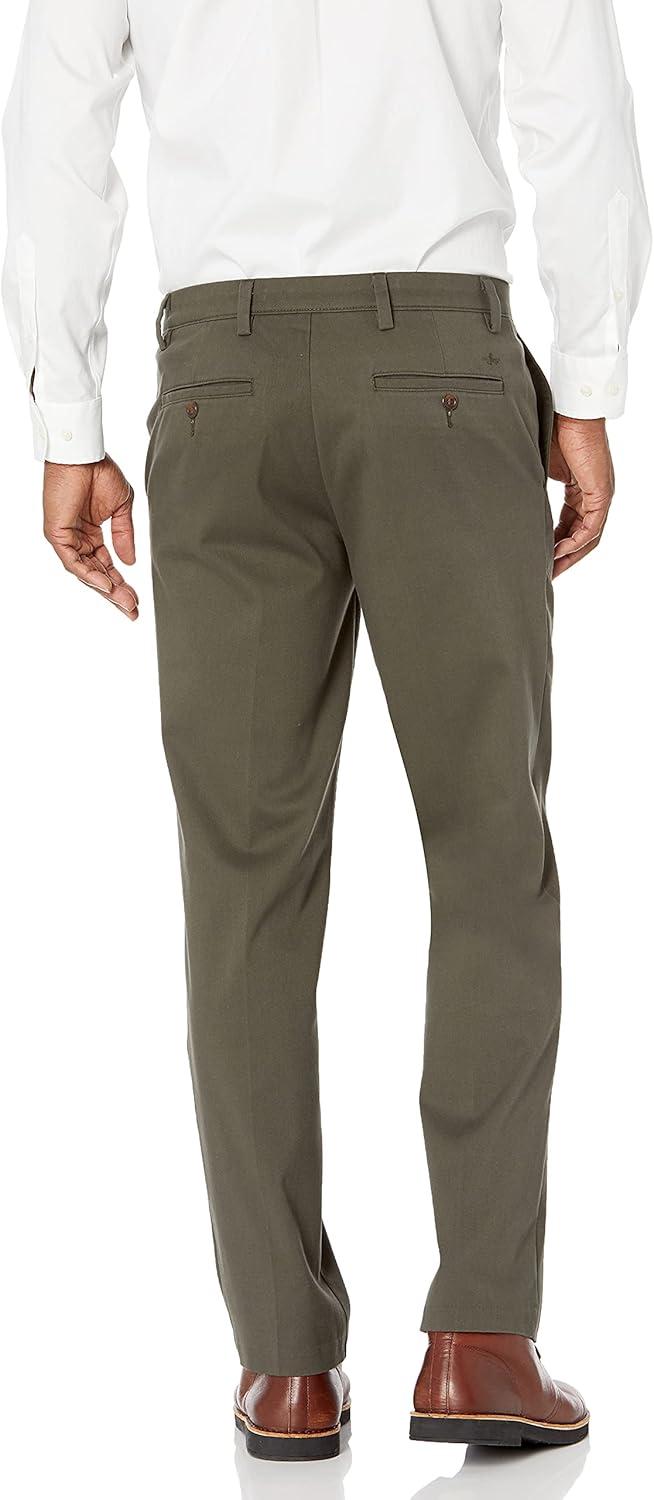 imageDockers Mens Straight Fit Easy Khaki PantsOlive Grove