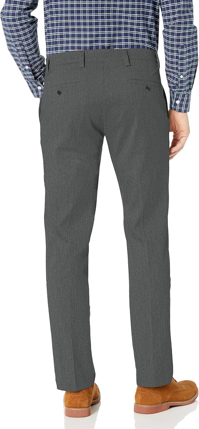 imageDockers Mens Straight Fit Easy Khaki PantsStorm Heather