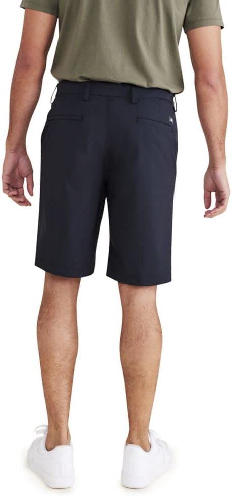 imageDockers Mens Ultimate Go Straight Fit Smart 360 Tech ShortsBeautiful Black