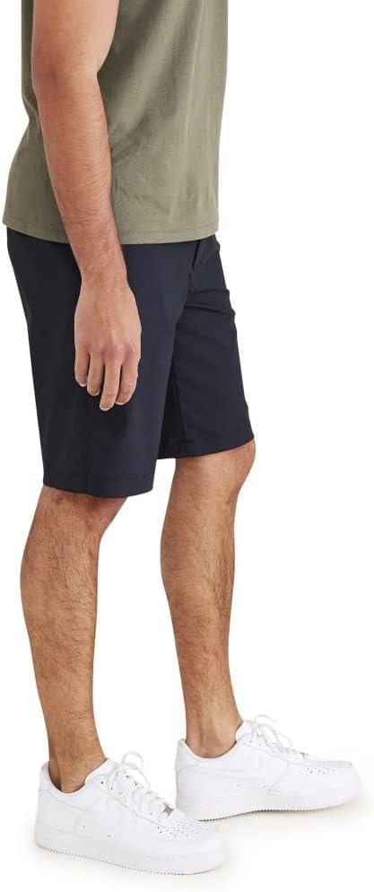imageDockers Mens Ultimate Go Straight Fit Smart 360 Tech ShortsBeautiful Black