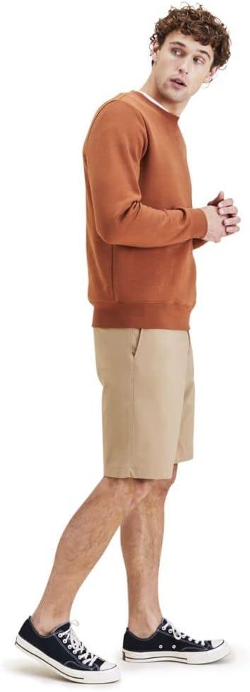 imageDockers Mens Ultimate Go Straight Fit Smart 360 Tech ShortsHarvest Gold