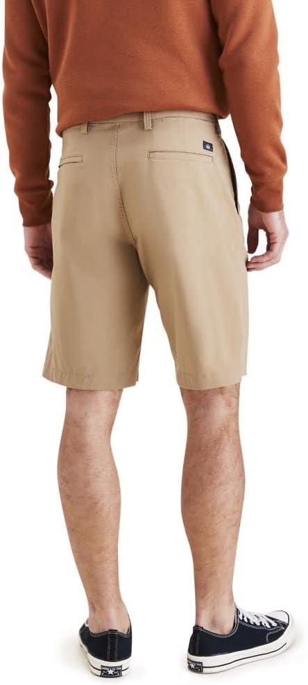 imageDockers Mens Ultimate Go Straight Fit Smart 360 Tech ShortsHarvest Gold