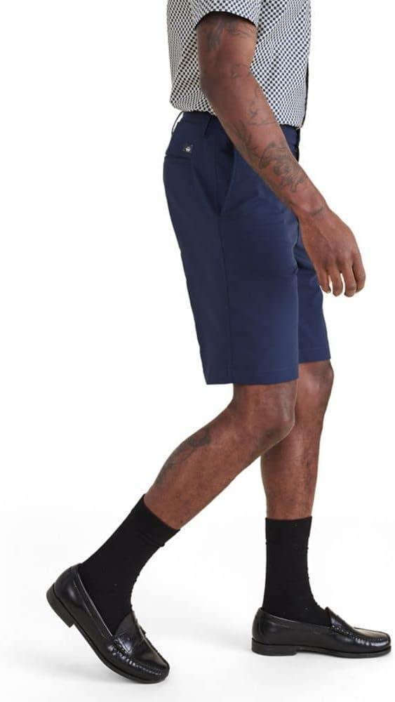 imageDockers Mens Ultimate Go Straight Fit Smart 360 Tech ShortsNavy Blazer