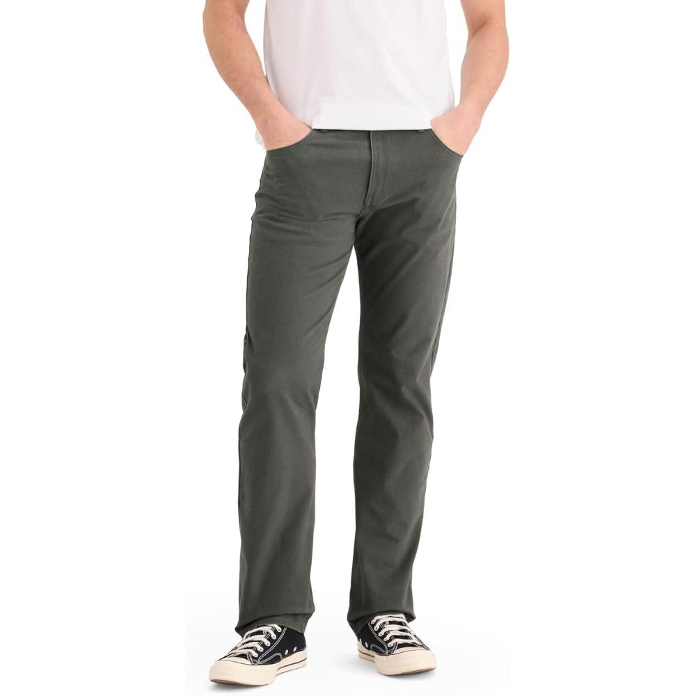 imageDOCKERS Mens AllDay 5Pocket Straight Fit with All Seasons TechChimera