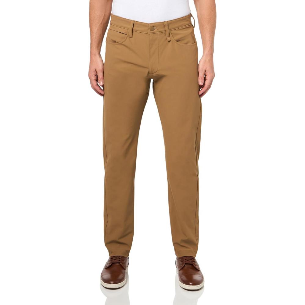 imageDOCKERS Mens Mens Go Airweave 5Pocket Slim FitOtter