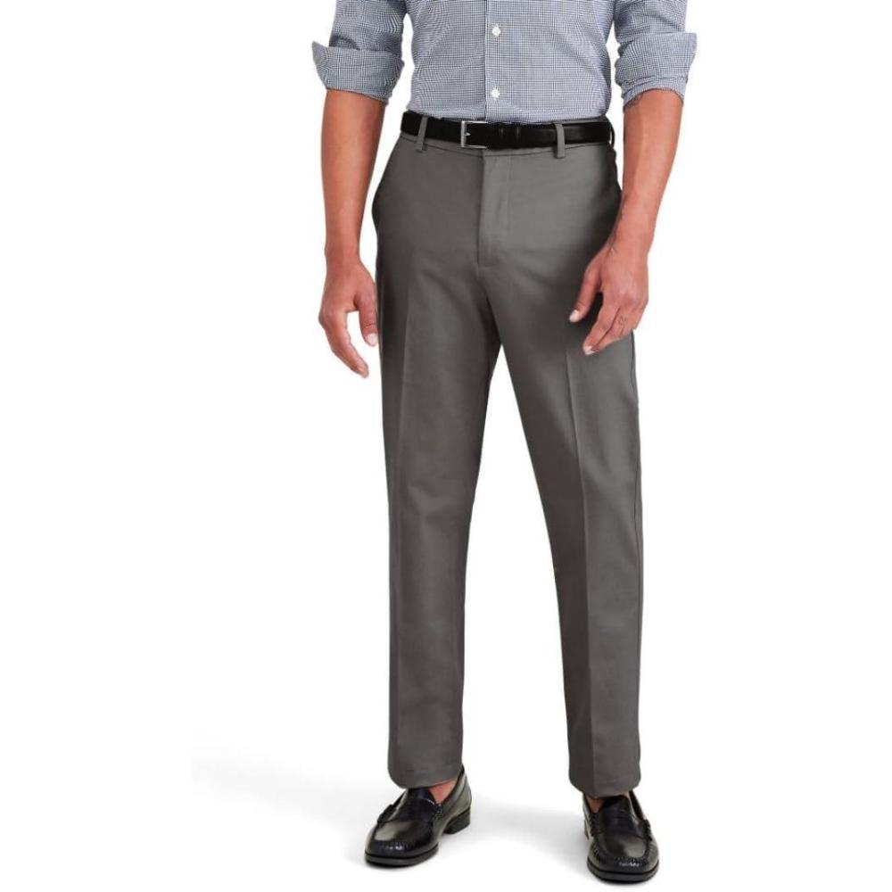 imageDOCKERS Mens Mens Signature Khaki Slim Fit Iron Free with Stain DefenderBurma Grey