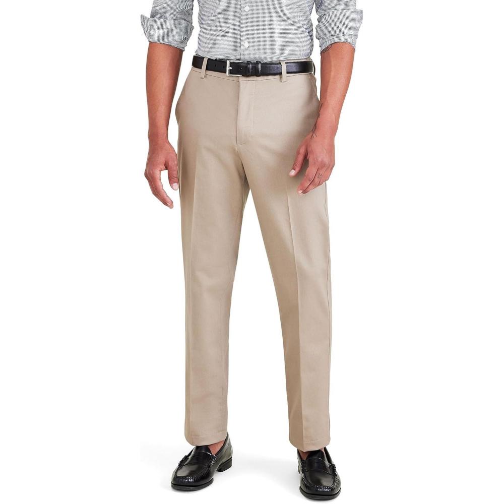 imageDOCKERS Mens Mens Signature Khaki Slim Fit Iron Free with Stain DefenderTimberwolf