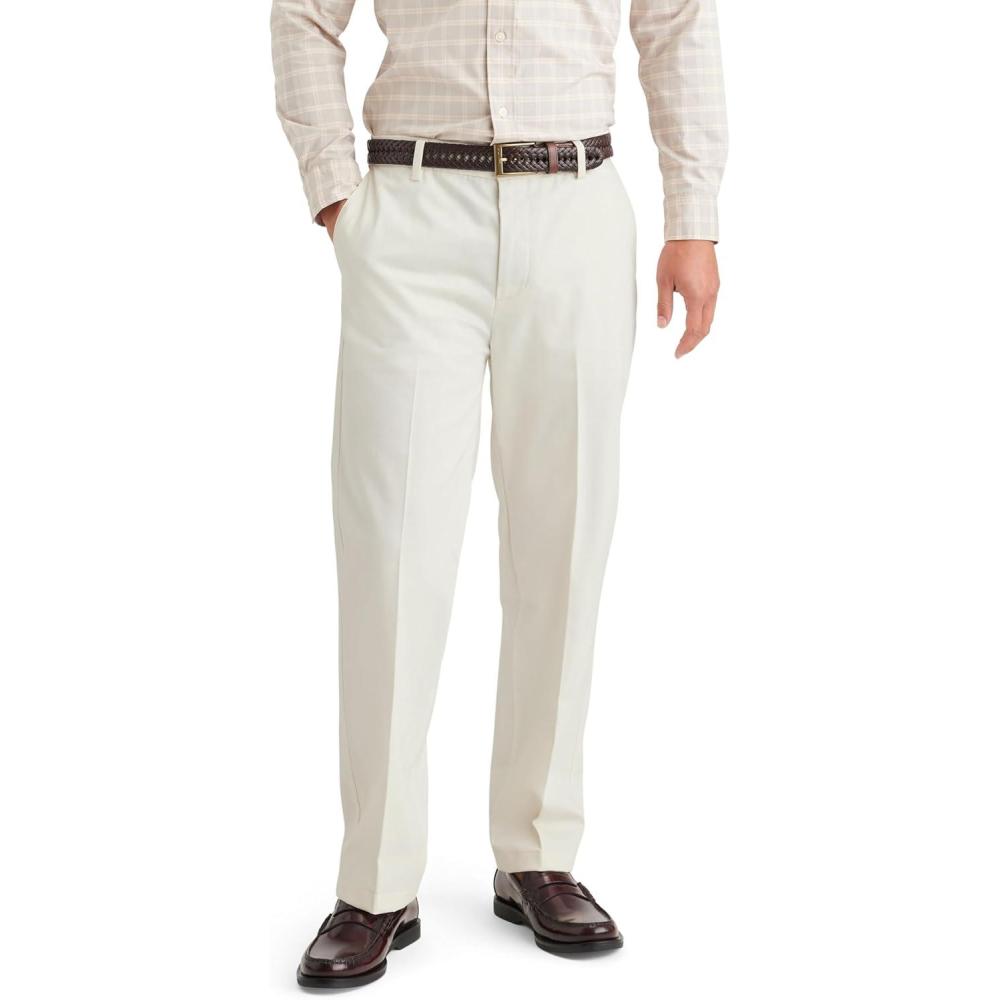 imageDOCKERS Mens Straight Fit Signature Iron Free Khaki with Stain Defender Pants Regular and Big ampamp TallEgret