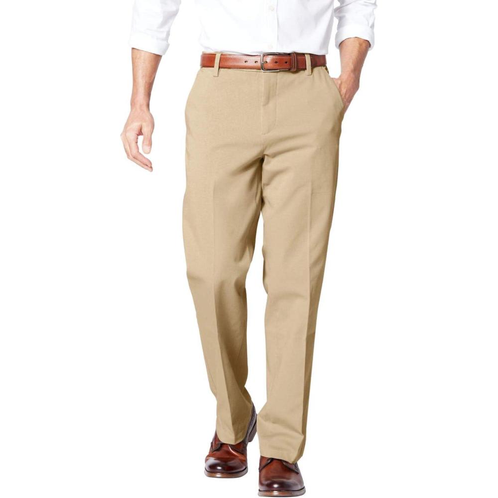 imageDockers Mens Classic Fit Workday Khaki Smart 360 FLEX Pants Standard and Big ampamp TallVintage Khaki