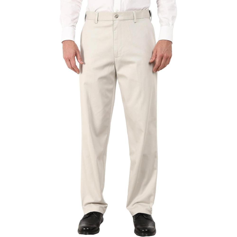 imageDockers Mens Relaxed Fit Comfort Khaki PantsPorcelain Khaki